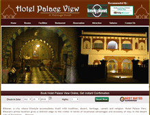 Tablet Screenshot of hotelpalaceview.com